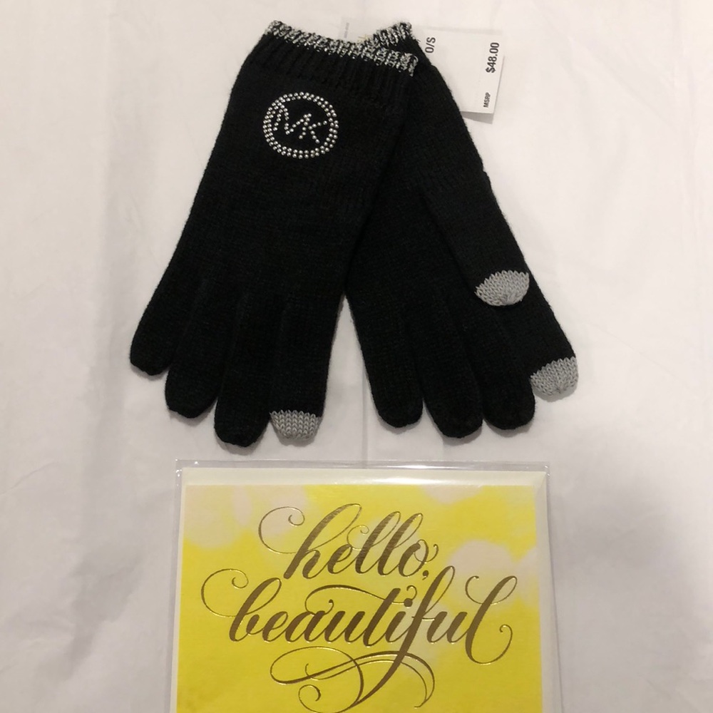 MICHAEL Michael Kors Women’s MK Bling Gloves - NWT